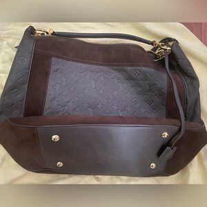 NEW AUTHENTIC LOUIS VUITTON AUDACIEUSE GM BAG IN BROWN COLOR